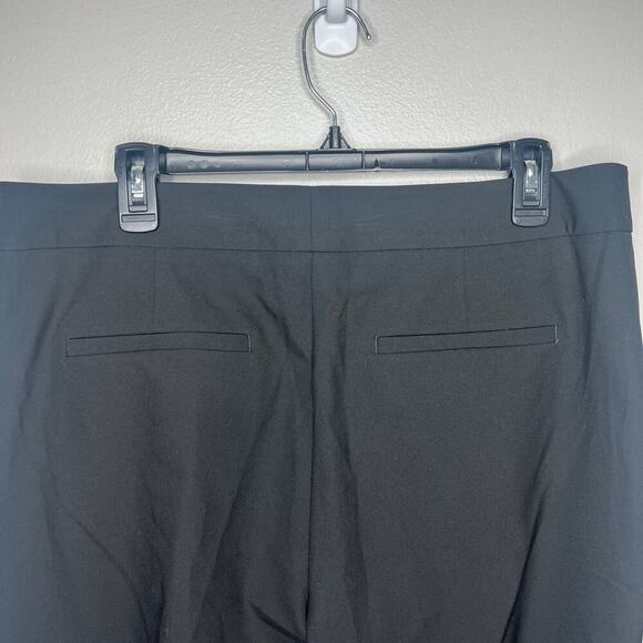 Ann Taylor Women's Black Dress Pants Straight Leg Size 12 Cuffed Office Career - Picture 5 of 10
